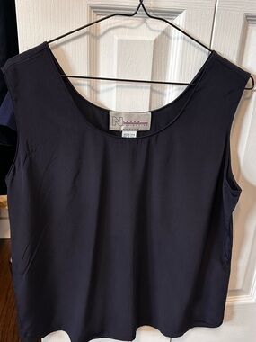 Silk Navy Top
100% silk